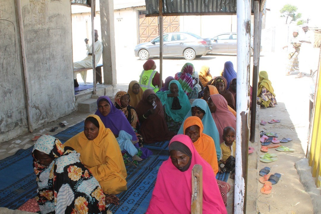 MPCA Beneficiaries in queue to collect their ATM cards